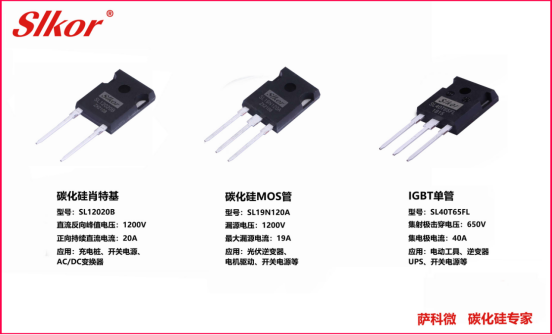 薩科微碳化硅MOS管、IGBT單管圖